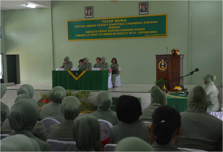 	Ibu Sita Mulyono Beri Pengarahan Persit Blora